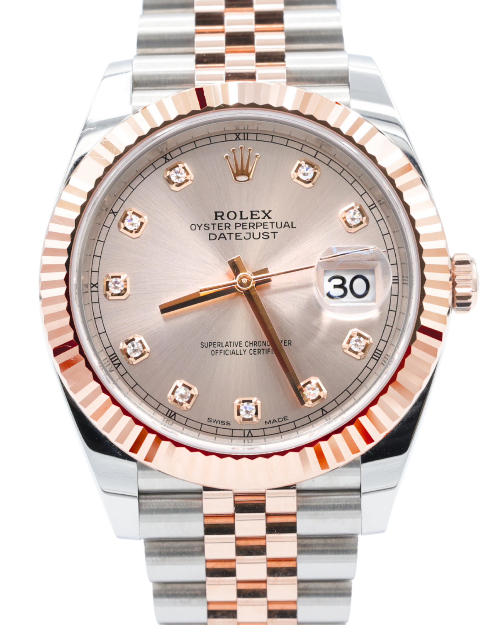 Rolex Datejust 41 Sundust Diamond Dial on Jubilee 126331 Complete 2016