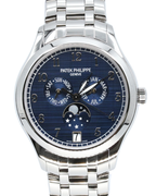 Patek Philippe Complications - Annual Calendar - Moon Phases Blue Dial on Bracelet 4947/1A-001 Complete 2024