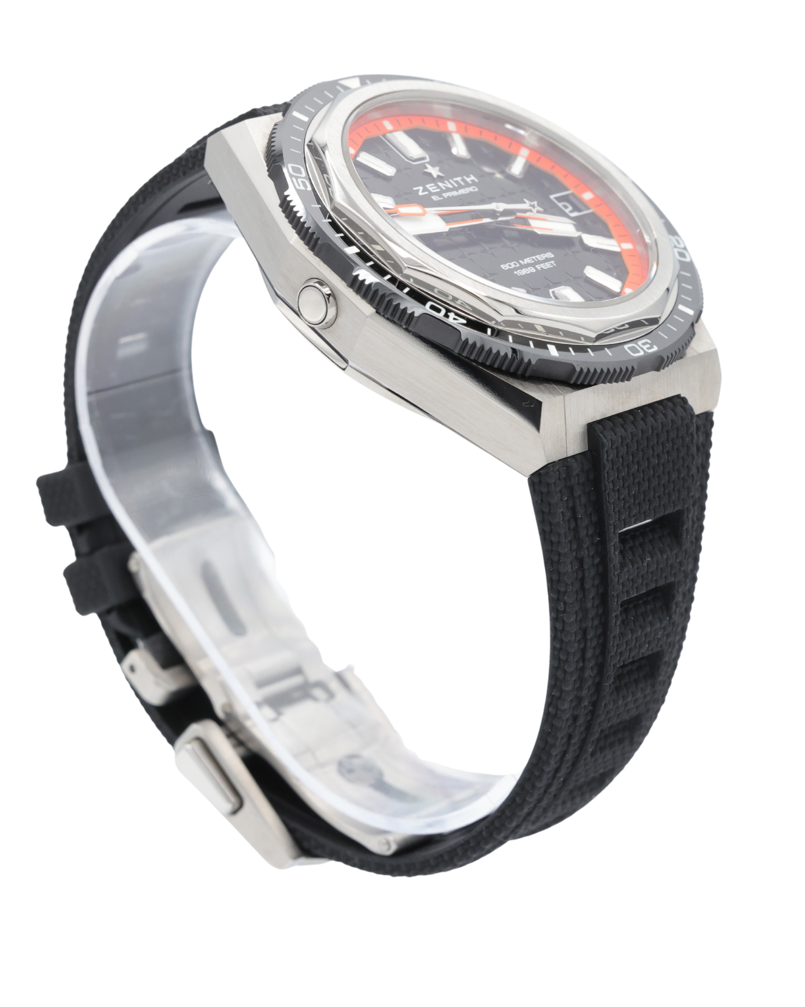Zenith DEFY EXTREME DIVER Orange & Black Dial Dial on Black Rubber 95.9600.3620 Complete 2025
