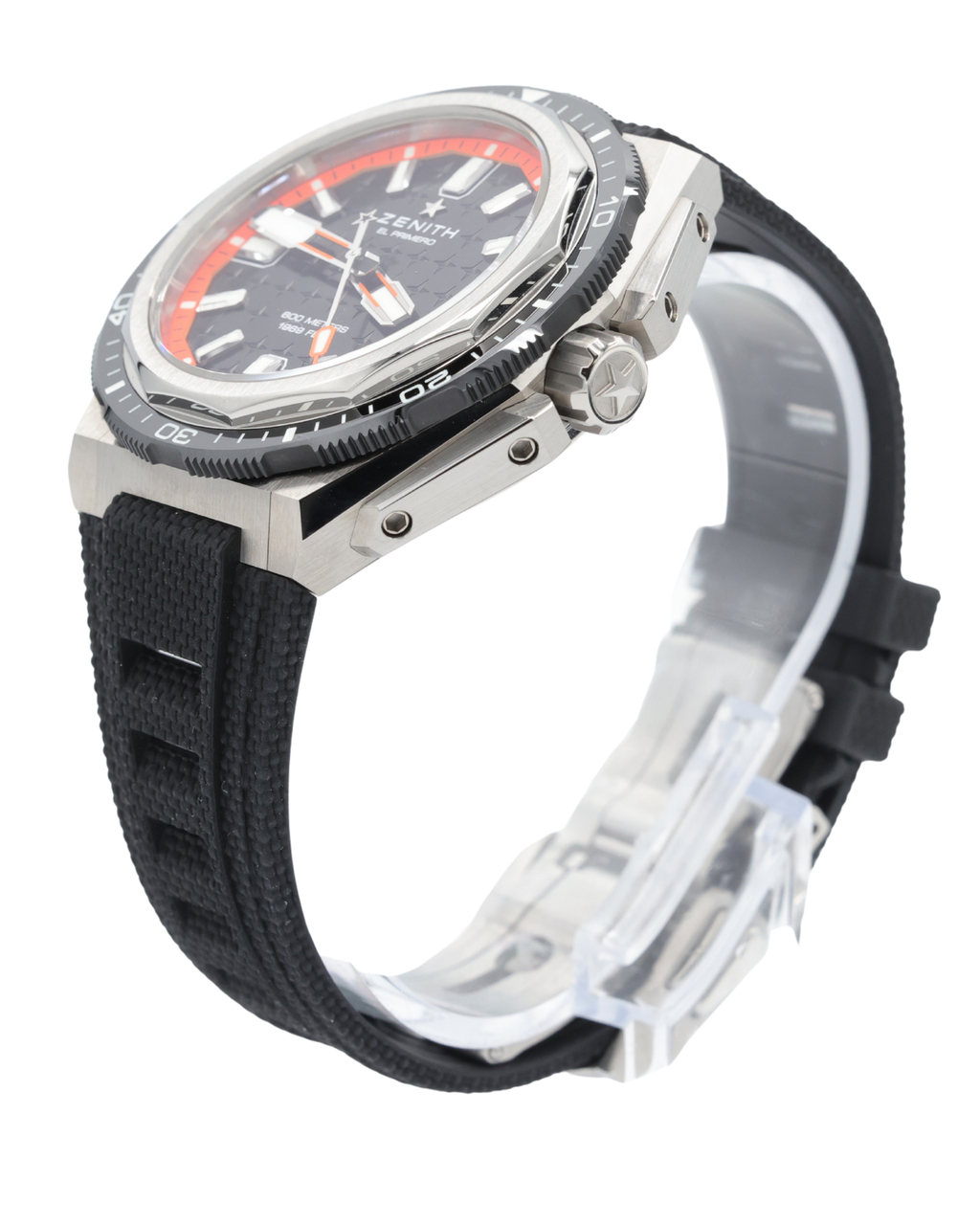 Zenith DEFY EXTREME DIVER Orange & Black Dial Dial on Black Rubber 95.9600.3620 Complete 2025