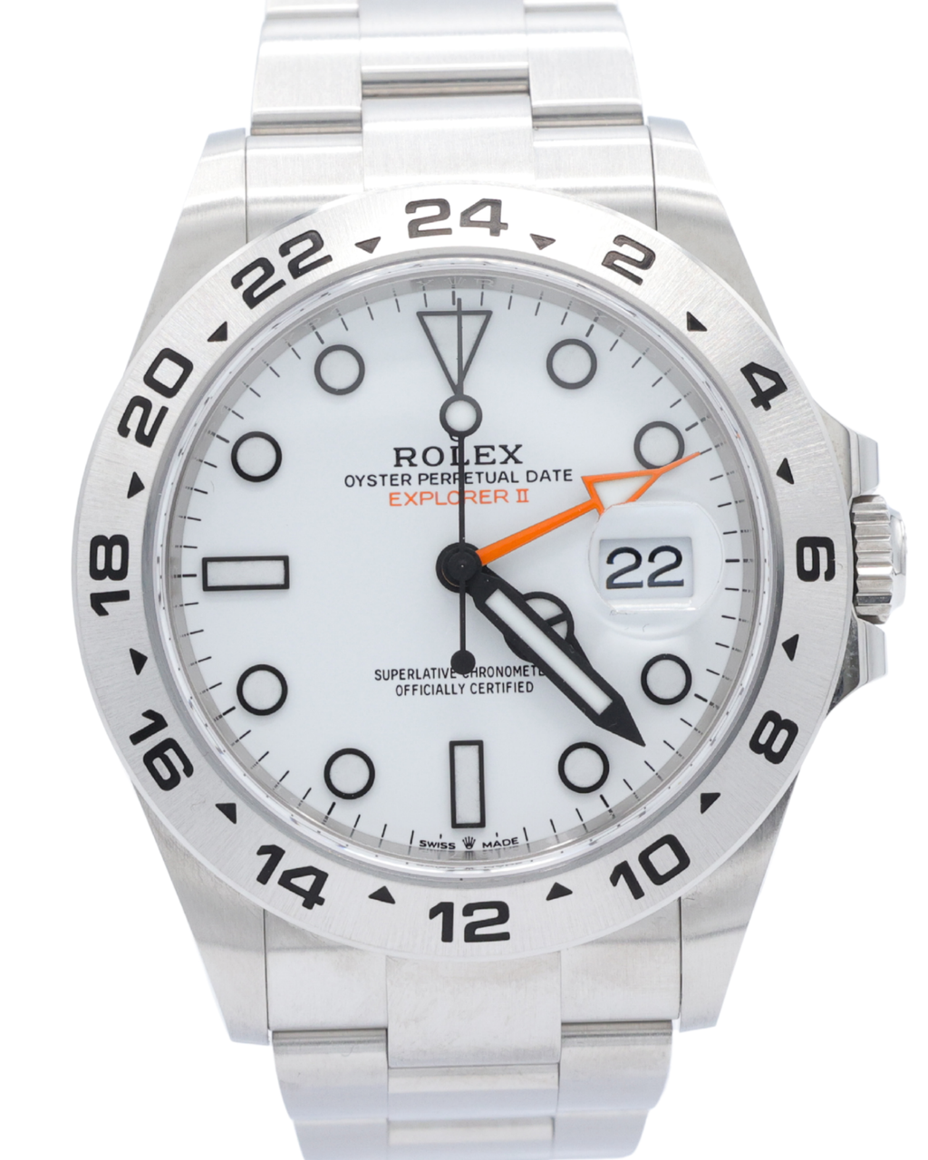 Rolex Explorer II White Dial on Oyster 226570 Complete 2022