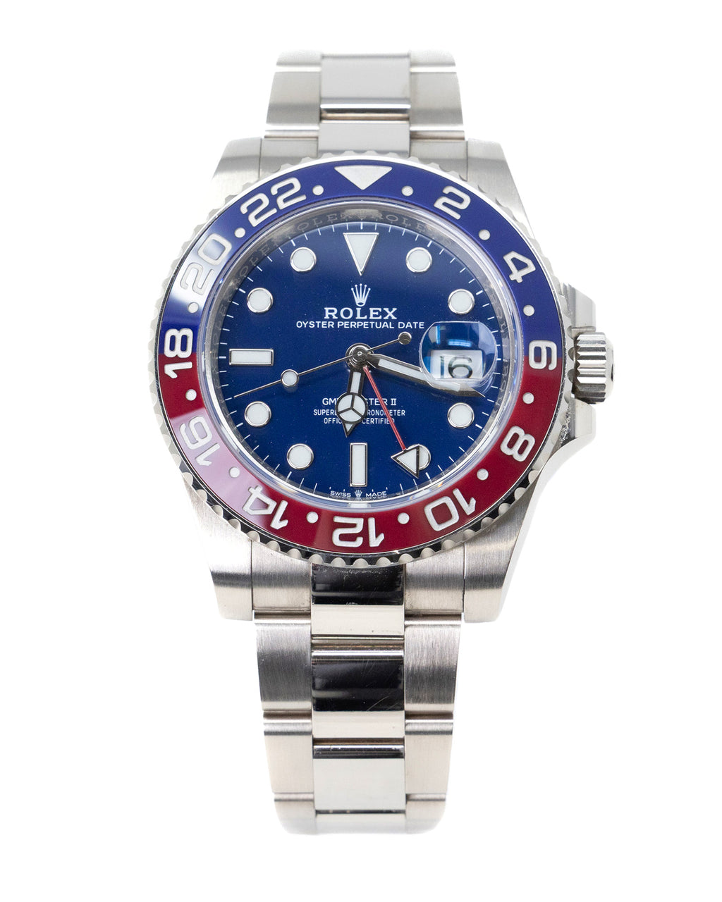 Rolex GMT-Master II Pepsi Blue Dial on Oyster 126719BLRO Complete 2021
