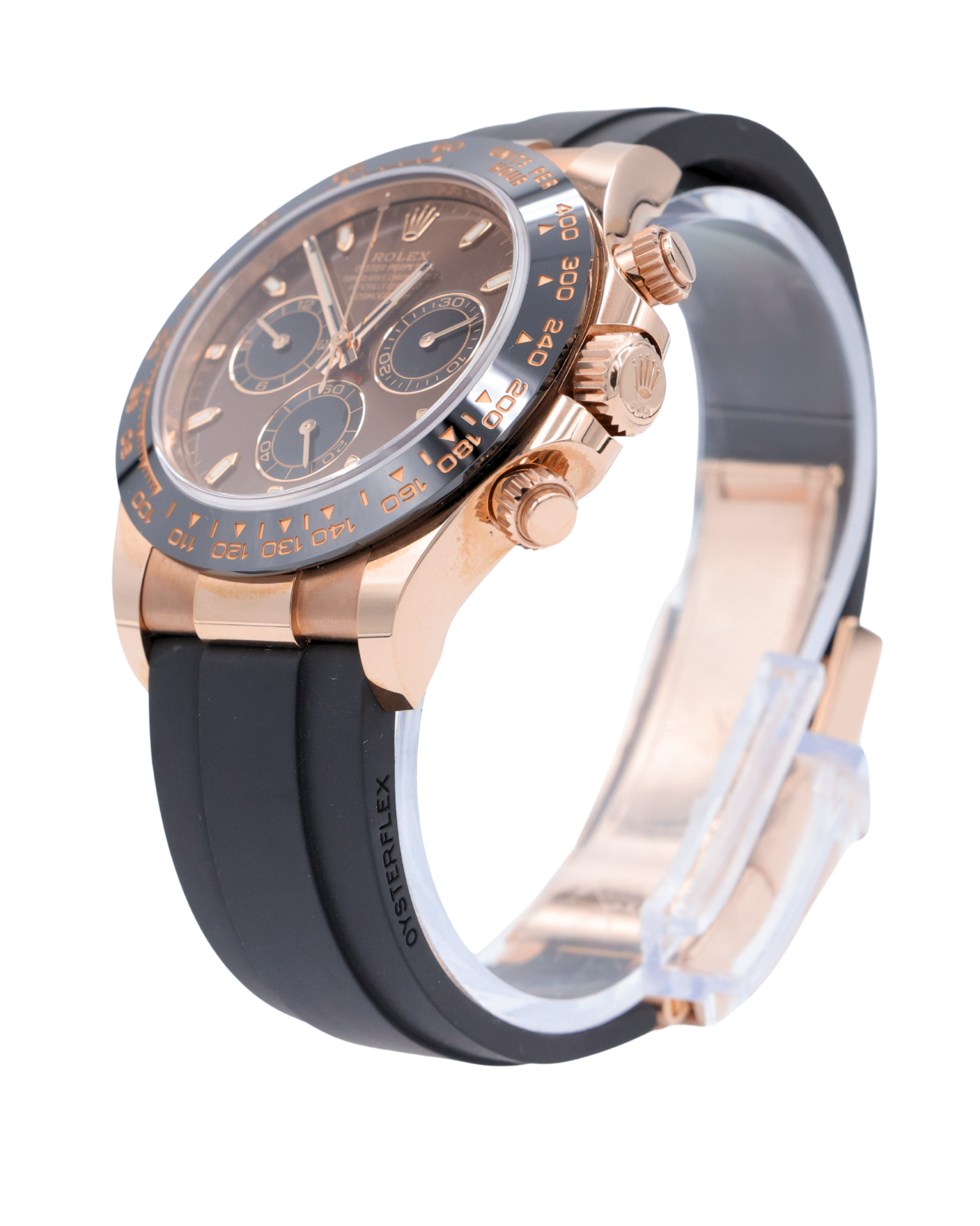 Rolex Daytona Chocolate Index Dial on Oysterflex 116515LN Complete 2024