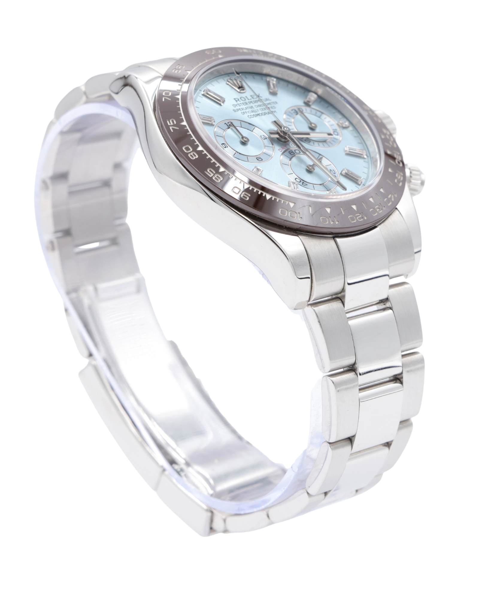 Rolex Daytona Ice Blue Diamond Dial on Oyster 116506 Complete 2020