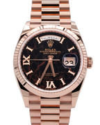 Rolex Day-Date 36 Eisenkiesel Diamond Dial on Diamond President 128235 Complete 2022