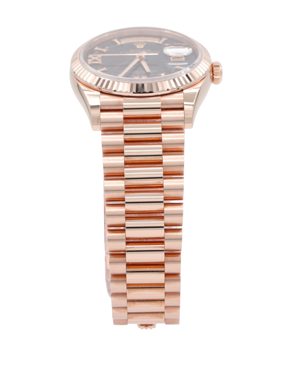 Rolex Day-Date 36 Eisenkiesel Diamond Dial on Diamond President 128235 Complete 2022