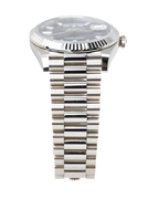 Rolex Day-Date 40 Black Baguette Diamond Dial on President 228239 Complete 2022