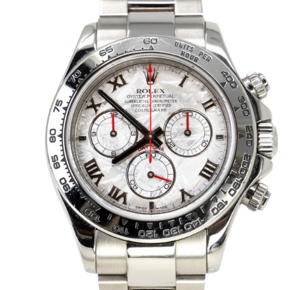 Rolex Daytona White Gold Meteorite Dial Dial on Oyster 116509 2006