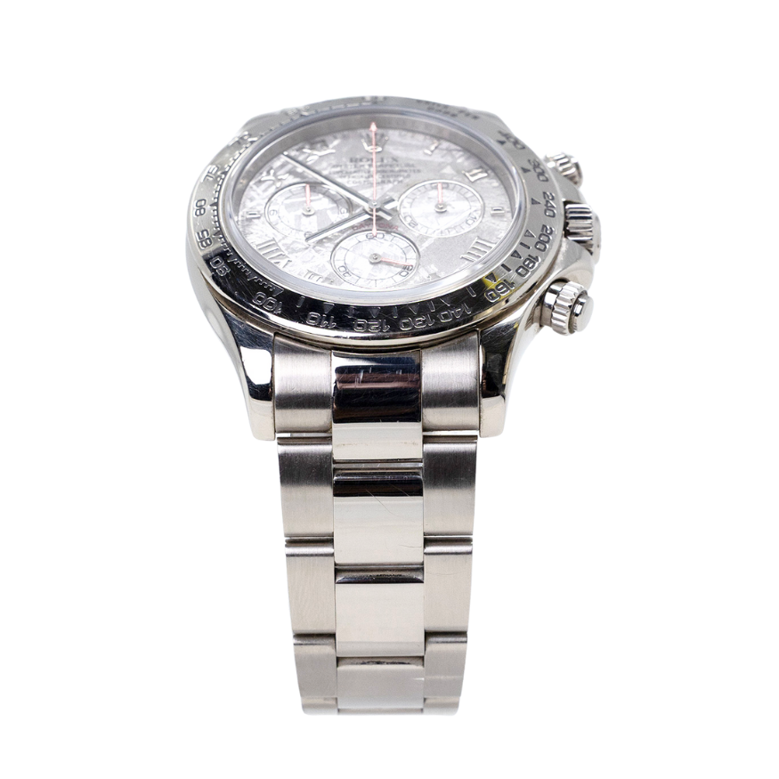 Rolex Daytona White Gold Meteorite Dial Dial on Oyster 116509 2006