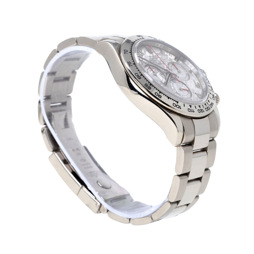 Rolex Daytona White Gold Meteorite Dial Dial on Oyster 116509 2006