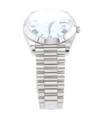 Rolex Day-Date 40 Ice Blue Quadrant Motif Bevelled Roman Dial on President 228206 Complete 2020