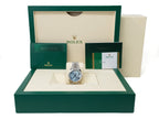 Rolex Day-Date 40 Ice Blue Quadrant Motif Bevelled Roman Dial on President 228206 Complete 2020