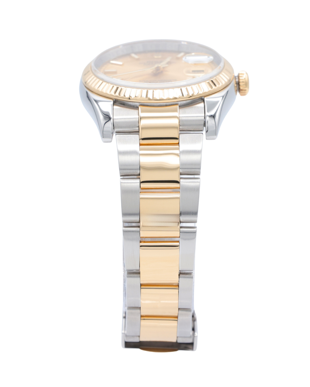 Rolex Datejust Champagne Stick Dial on Oyster 116233 Complete 2012