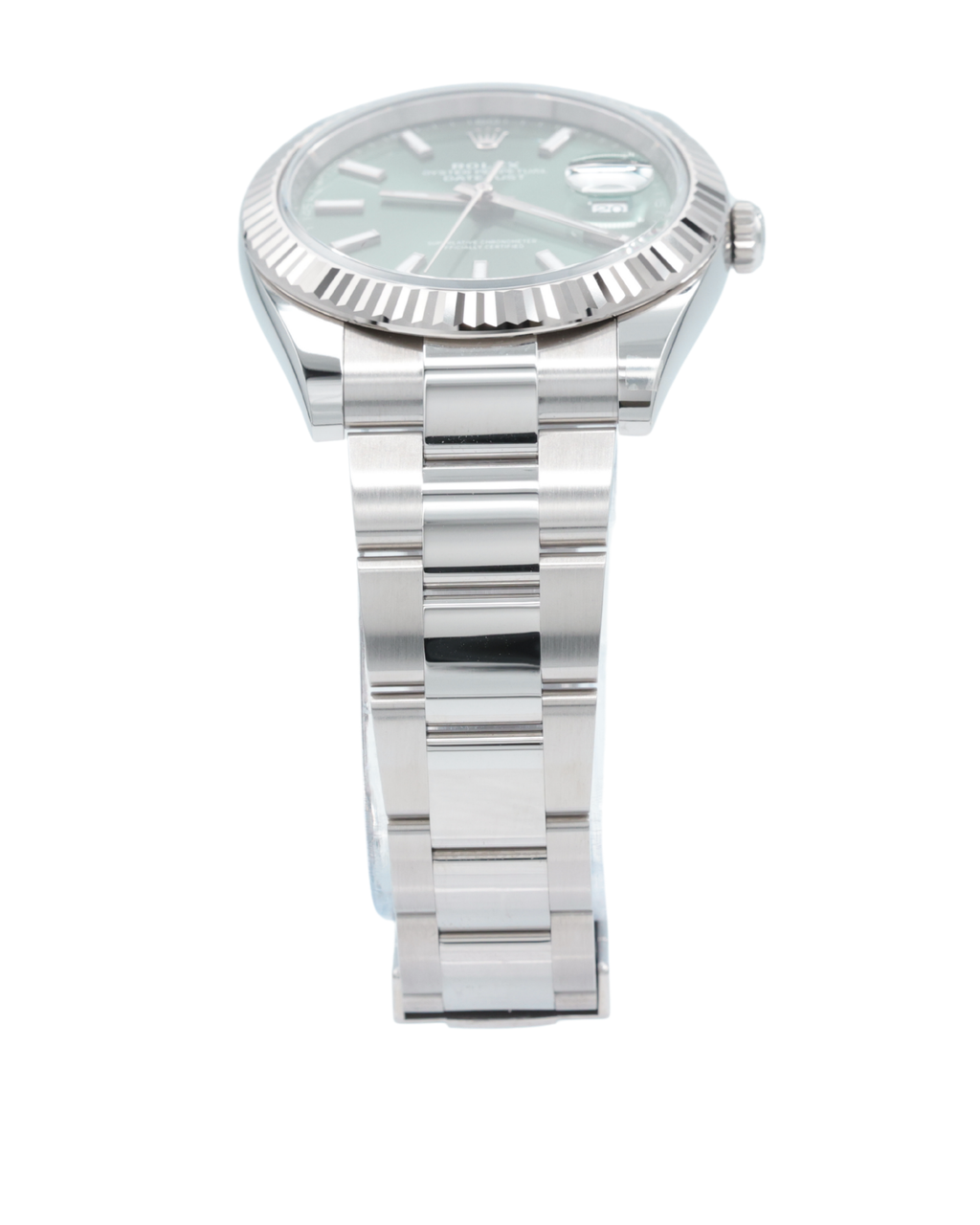 Rolex Datejust 41 Mint Green Index Dial on Oyster 126334 Complete 2025