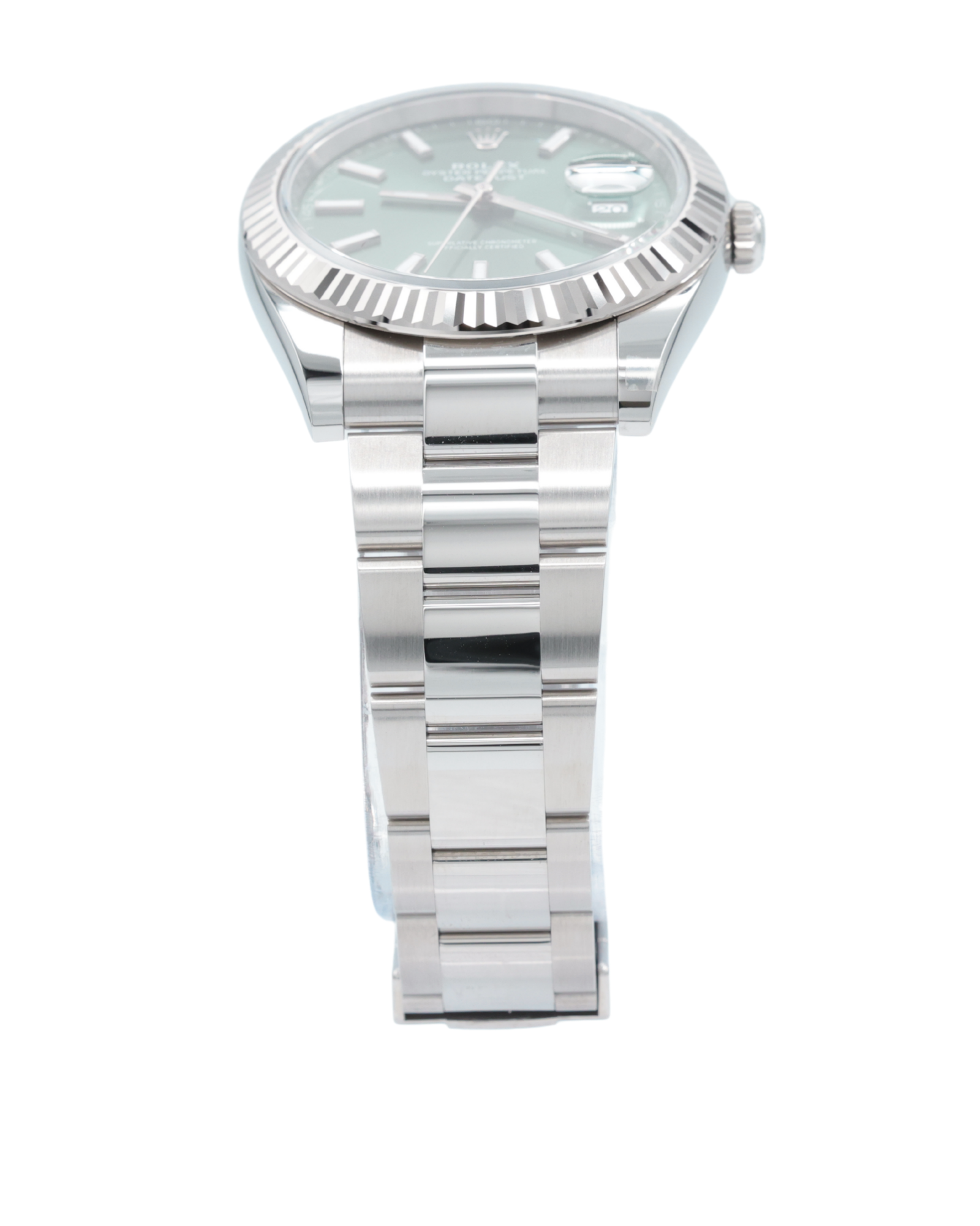 Rolex Datejust 41 Mint Green Index Dial on Oyster 126334 Complete 2025