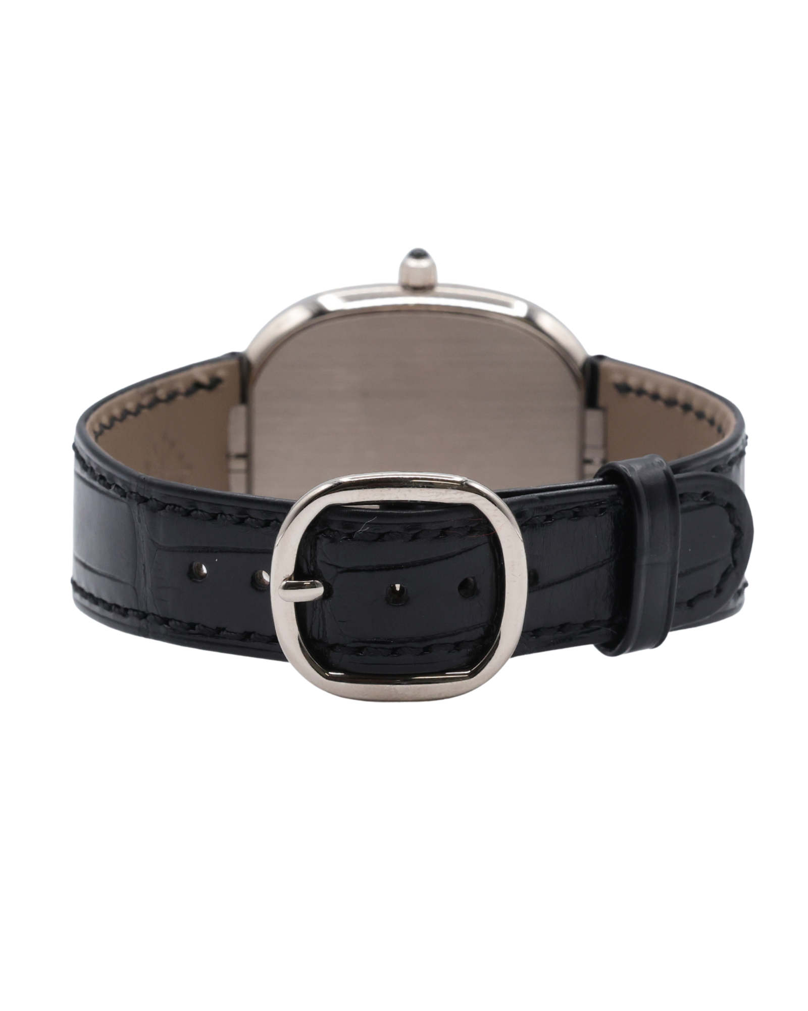 Patek Philippe Golden Ellipse Hand-Engraved And Black Enameled Dial on Strap 5738/51G-001 Complete 2025
