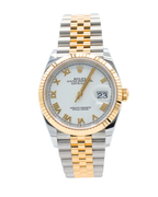 Rolex Datejust 36 White Roman Dial on Jubilee 126233 Complete 2025