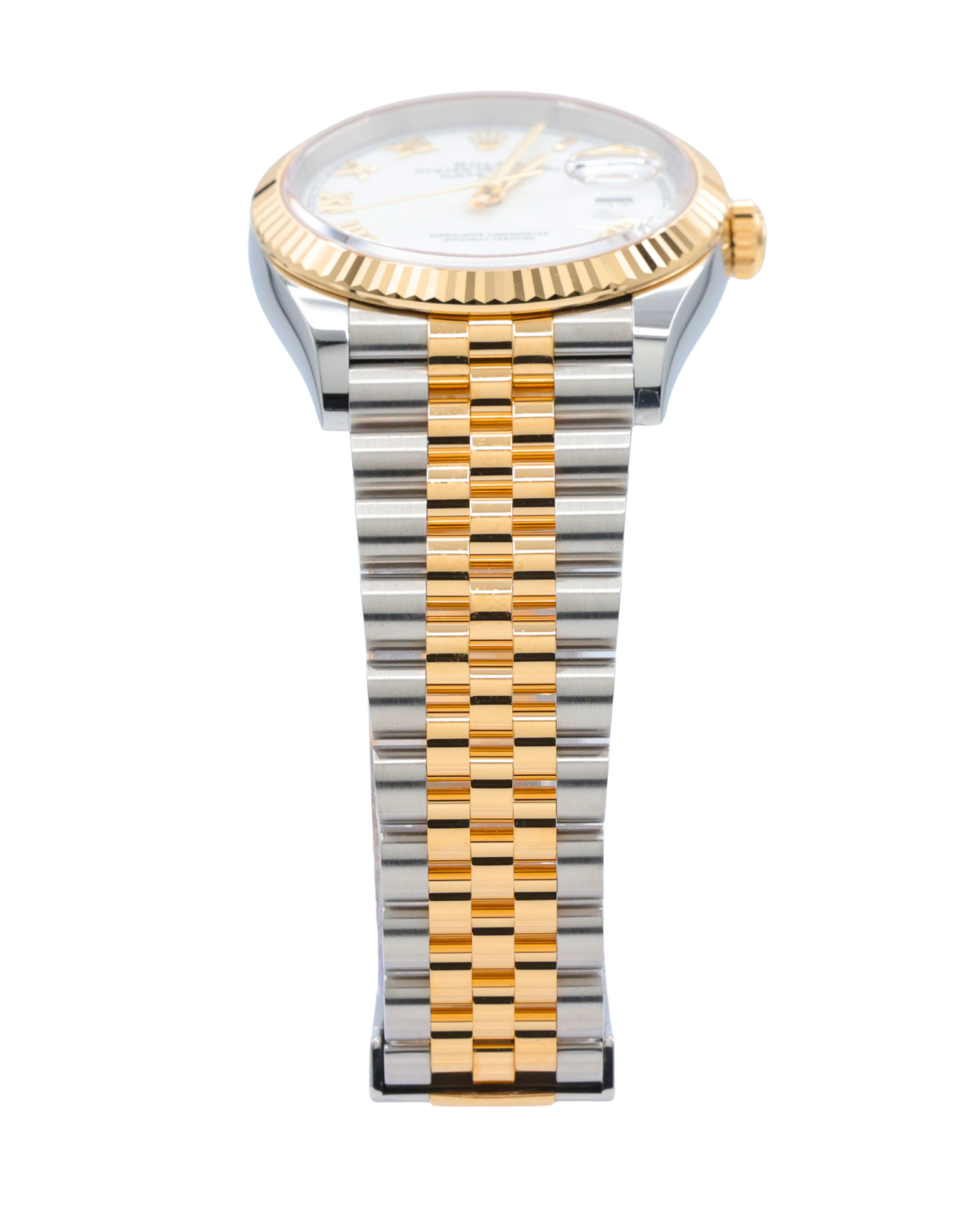 Rolex Datejust 36 White Roman Dial on Jubilee 126233 Complete 2025