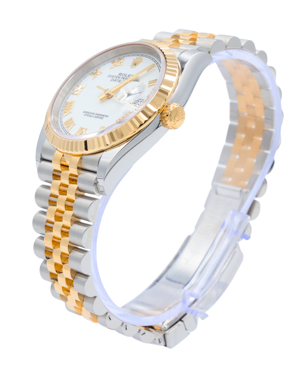 Rolex Datejust 36 White Roman Dial on Jubilee 126233 Complete 2025