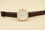 IWC Portofino Chronograph Silver Dial on Dark Brown Alligator Leather Strap IW391025 Complete 2025