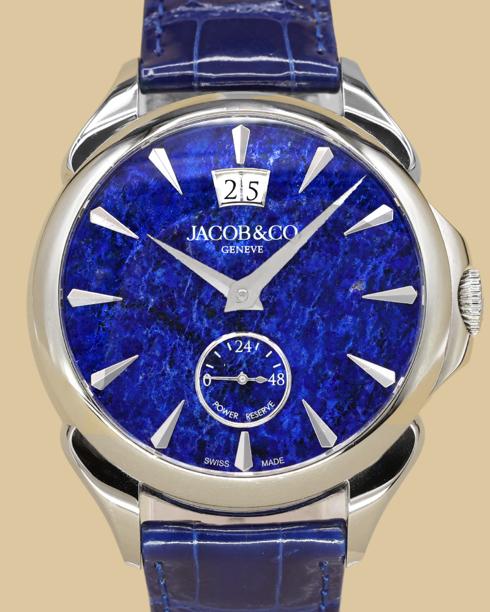 Jacob & Co. Palatial Lapis Lazuli Dial on Blue Alligator Leather PC400.10.AA.AD.A Complete 2025