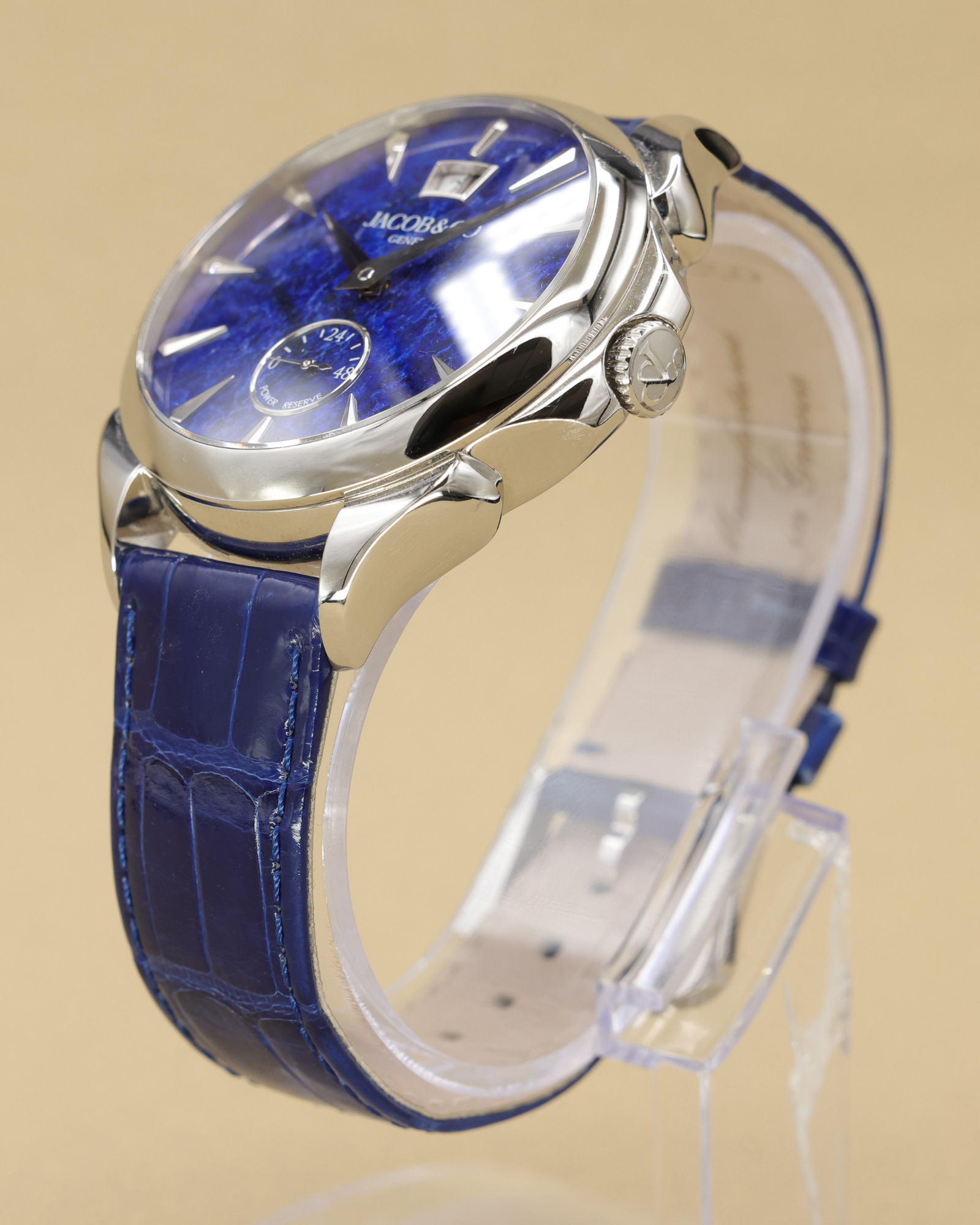 Jacob & Co. Palatial Lapis Lazuli Dial on Blue Alligator Leather PC400.10.AA.AD.A Complete 2025