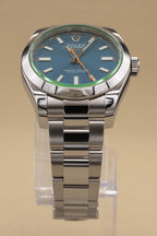 Rolex Milgauss Blue Dial on Oyster 116400GV Card 2018