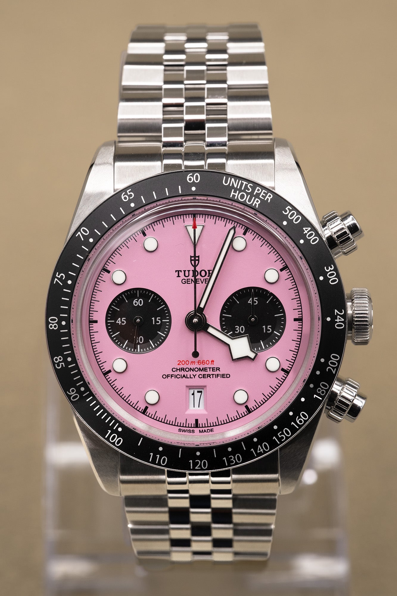 Tudor Black Bay Chrono Pink Dial on Bracelet 79360N Complete 2026
