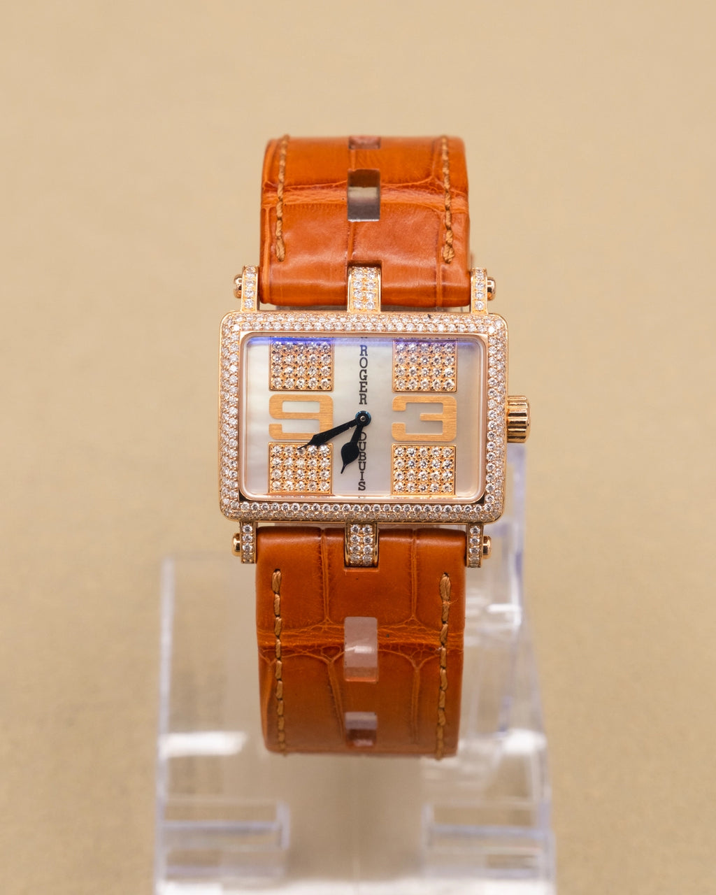 Roger Dubuis Too Much MOP Diamond Dial on Alligator Strap T22 54 5-FFD ND1/46.52 Complete 2006
