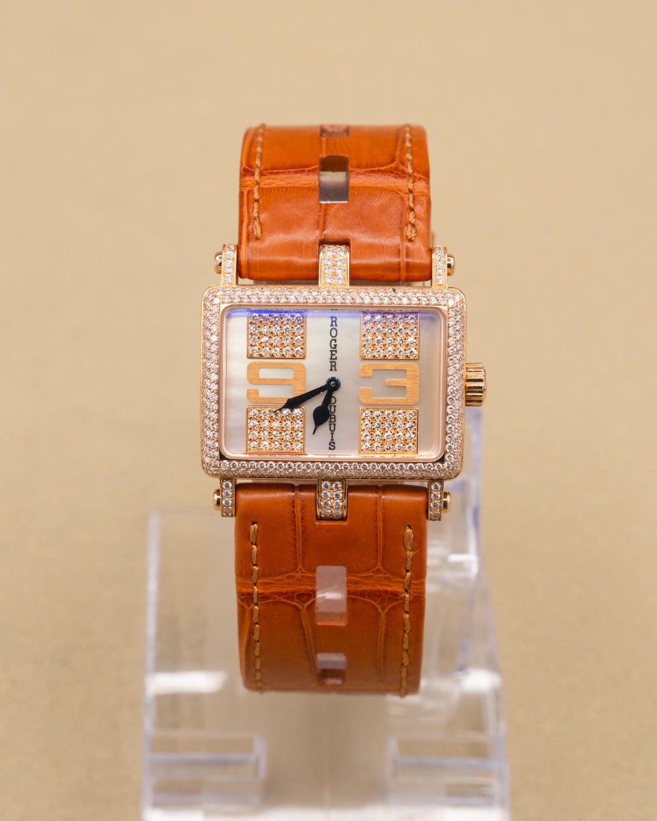 Roger Dubuis Too Much MOP Diamond Dial on Alligator Strap T22 54 5-FFD ND1/46.52 Complete 2006