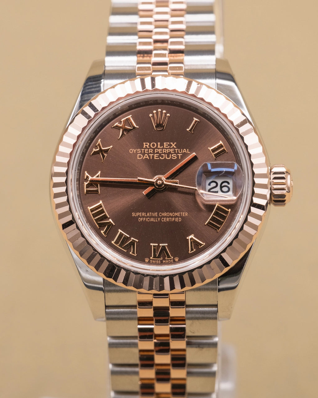 Rolex Datejust Lady Chocolate Roman Dial on Jubilee 279171 Complete 2023