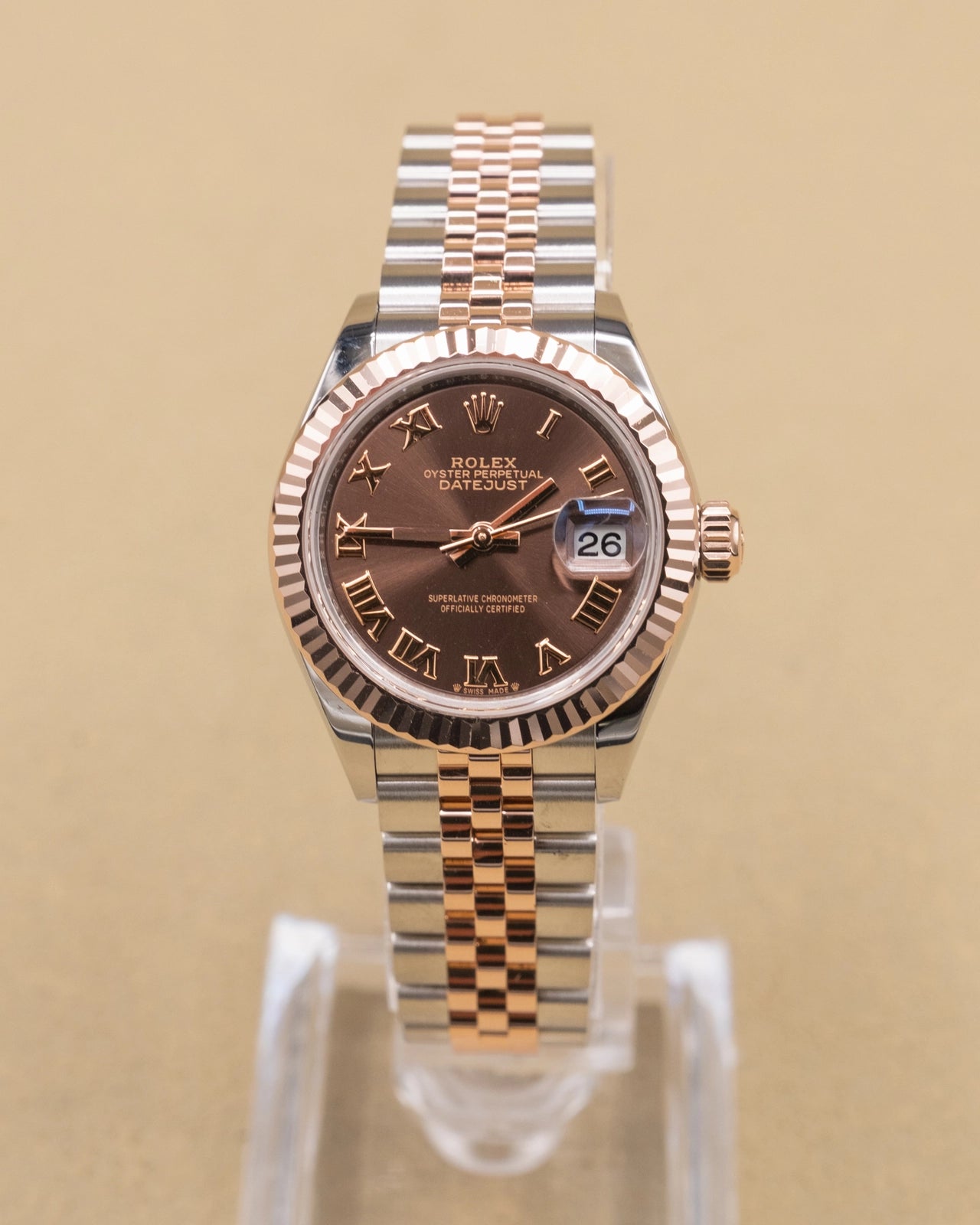 Rolex Datejust Lady Chocolate Roman Dial on Jubilee 279171 Complete 2023
