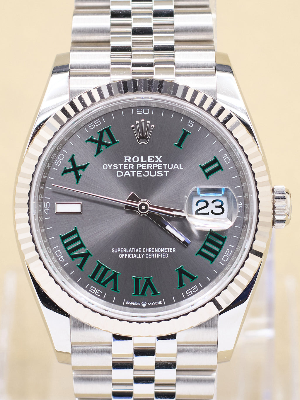 Rolex Datejust 36 Slate Roman Dial on Jubilee 126234 Complete 2026