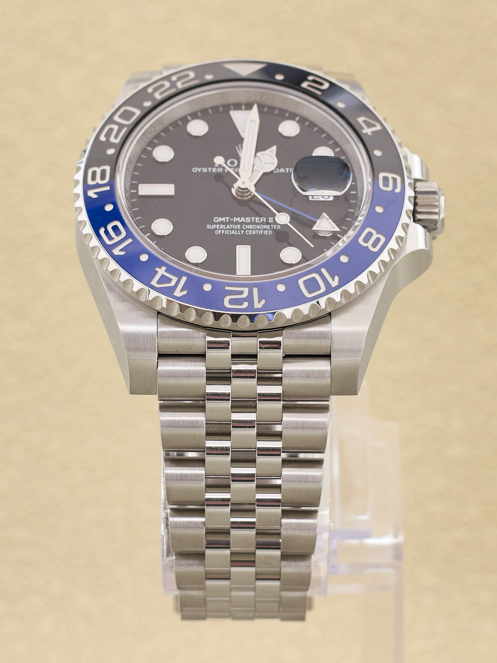 Rolex GMT-Master II Batgirl Black Dial on Jubilee 126710BLNR Complete 2026