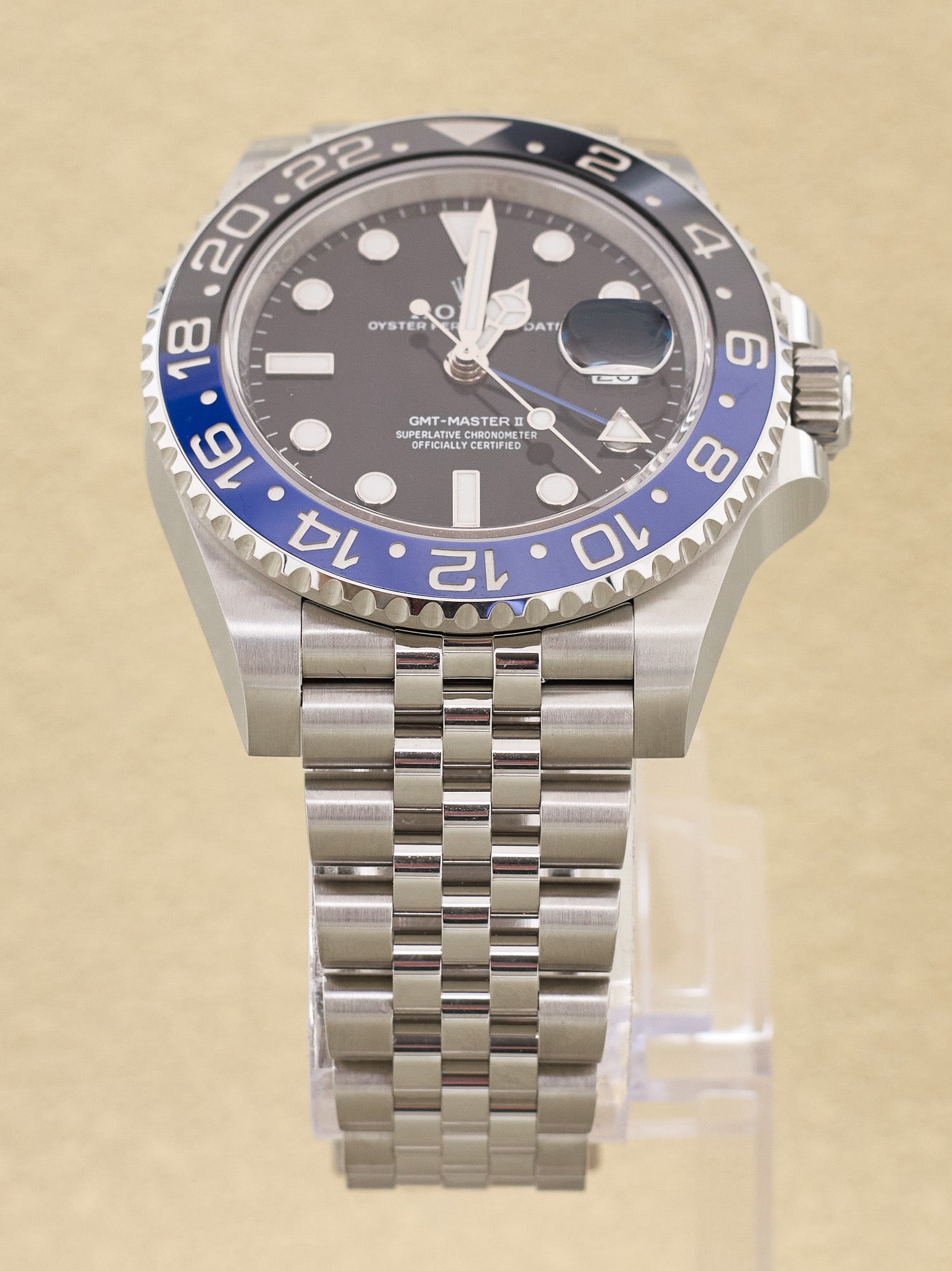 Rolex GMT-Master II Batgirl Black Dial on Jubilee 126710BLNR Complete 2026