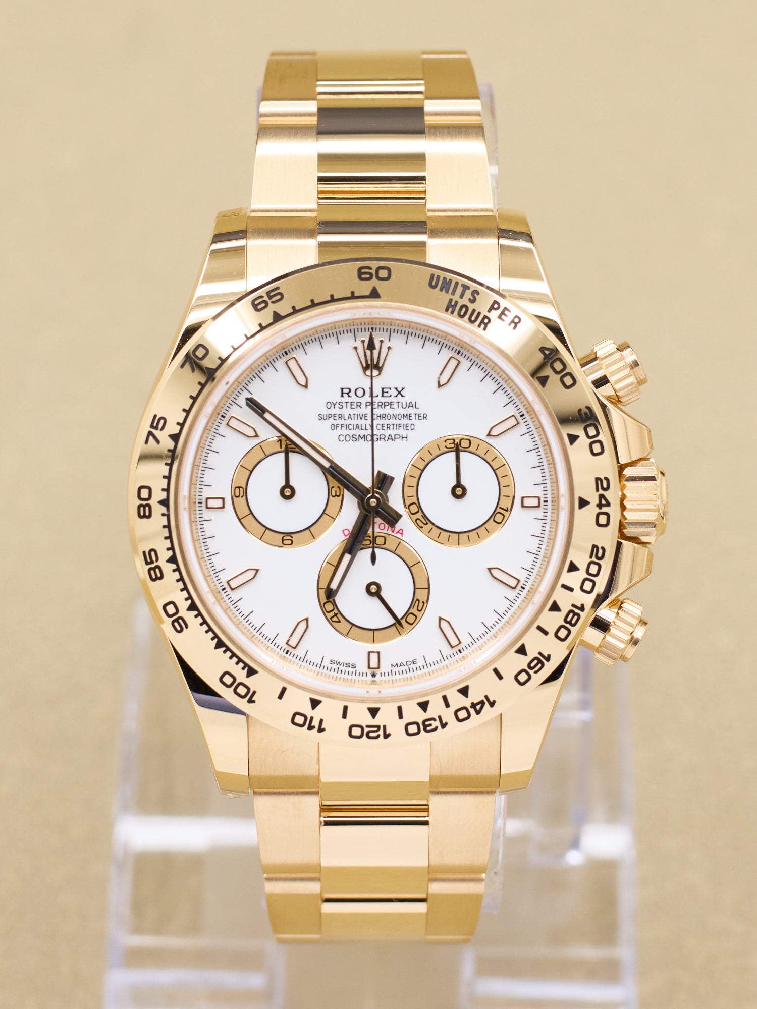 Rolex Daytona White Index Dial on Oyster 126508 Complete 2026