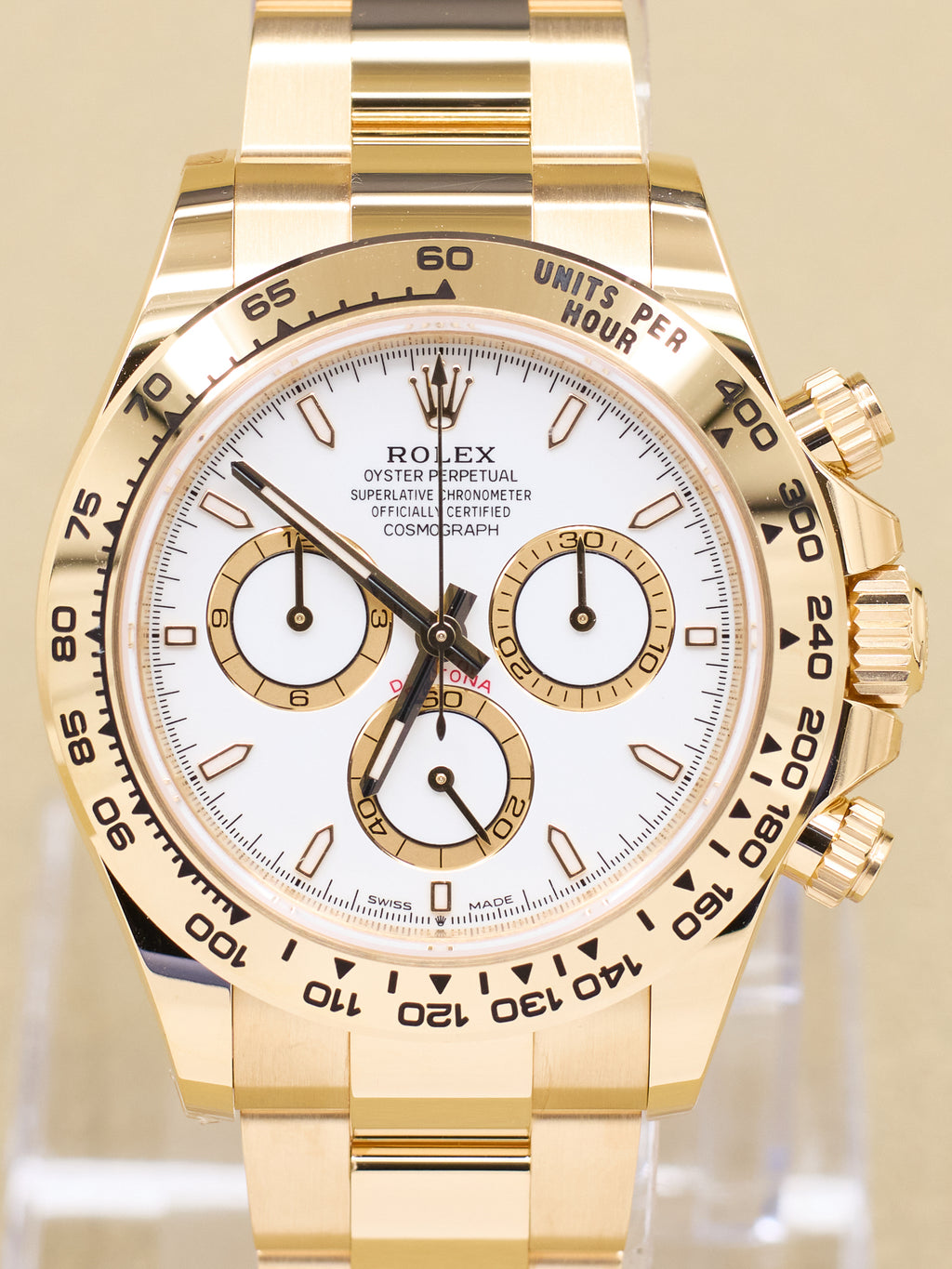 Rolex Daytona White Index Dial on Oyster 126508 Complete 2026