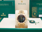 Rolex Day-Date 40 Green Ombre Roman Dial on President 228238 Complete 2026