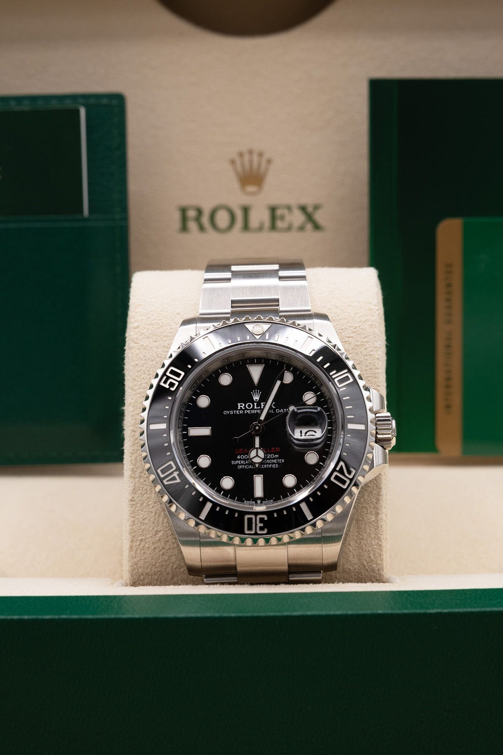 Rolex Sea-Dweller 43 Black Dial on Oyster 126600 Complete 2019