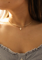 14K Yellow Gold Pear Lab Diamond Solitaire Pendant 10.6ct N-221PS