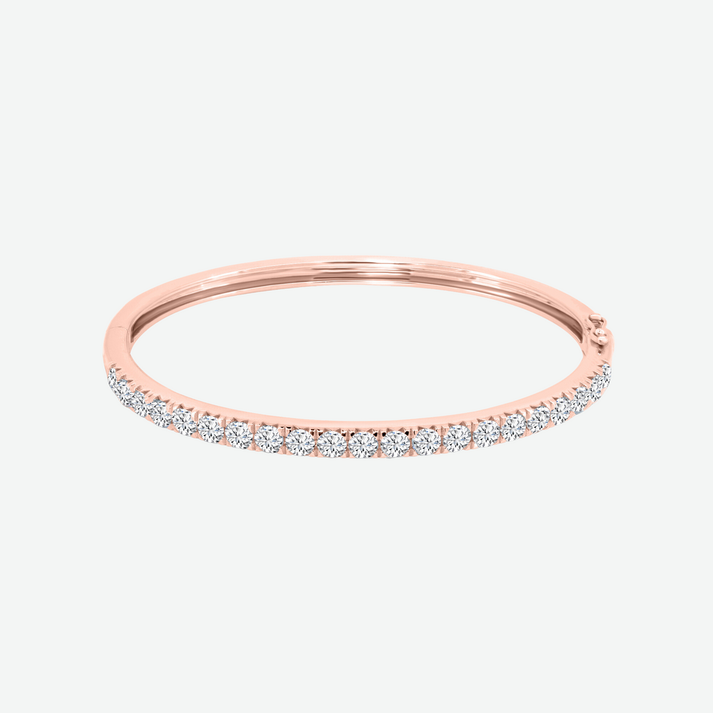 Gold Diamond Bangle and Cuff Bracelet B-300B