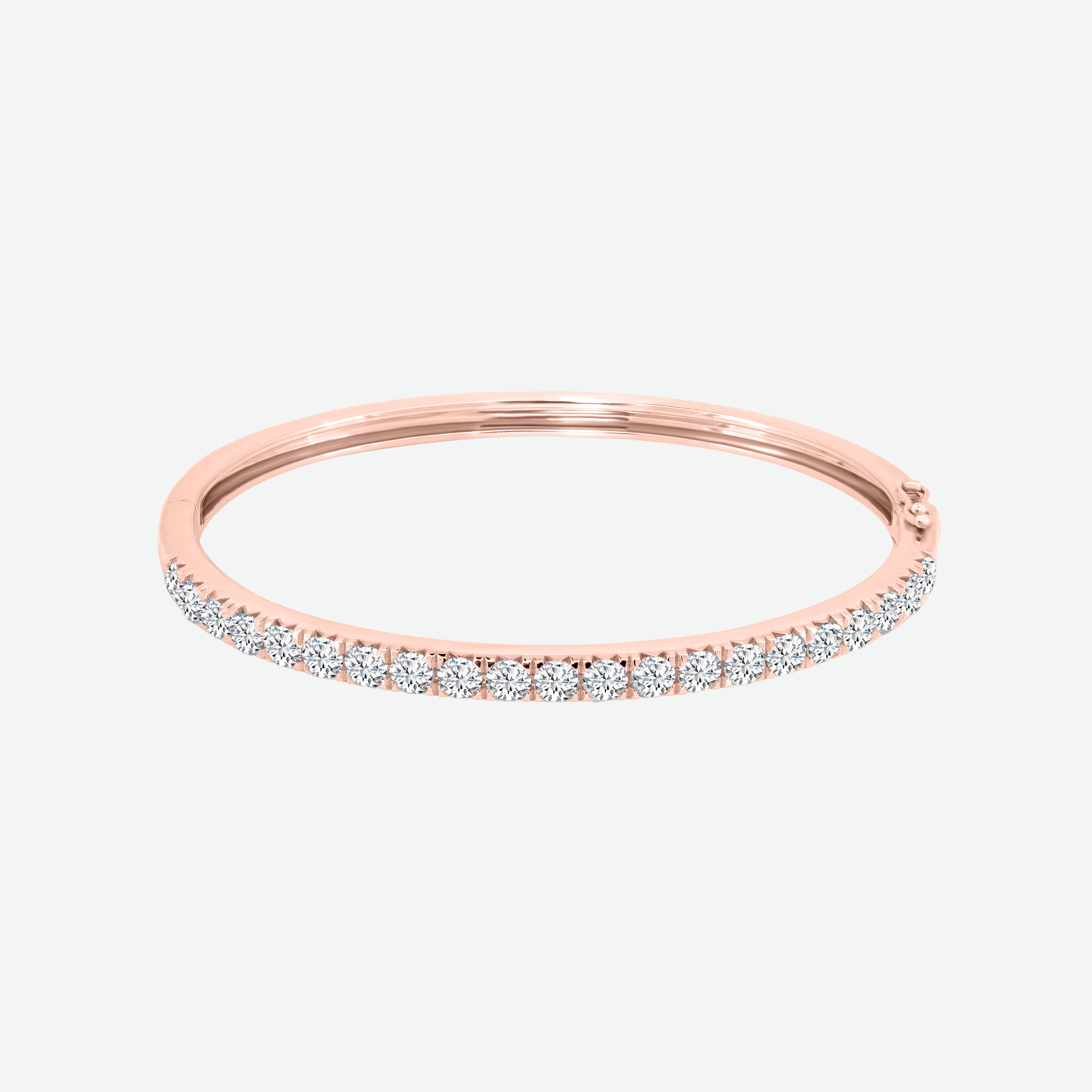 Gold Diamond Bangle and Cuff Bracelet B-300B