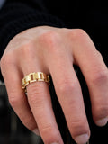 Men's LINK BAND 18K YG Round