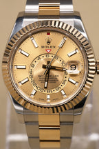 Rolex SkyDweller Champagne Dial on Oyster 326933 Complete 2022