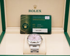 Rolex Oyster Perpetual 36 Candy Pink Index Dial on Oyster 126000 Complete 2026