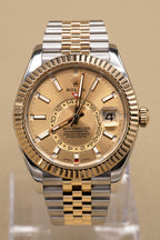 Rolex SkyDweller Champagne Dial on Jubilee 326933 Complete 2023