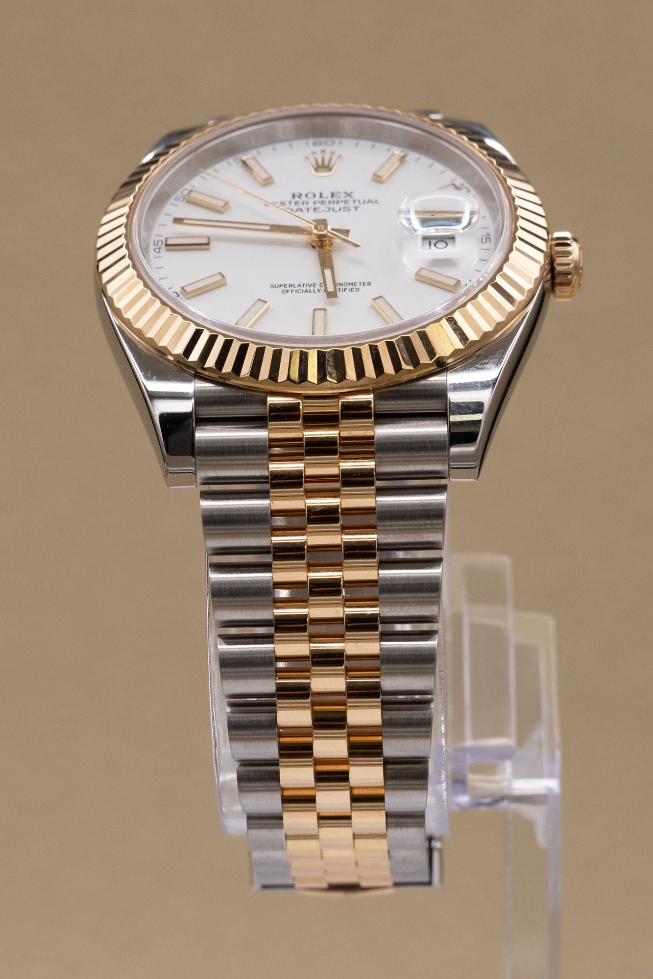 Rolex Datejust 41 White Index Dial on Jubilee 126333 Complete 2023