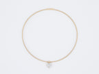 14K Yellow Gold Lab Grown Heart Diamond Collar Necklace 10.7ct N-506HS