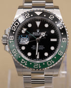 Rolex GMT-Master II "Sprite" Black Dial on Oyster 126720VTNR Complete 2025
