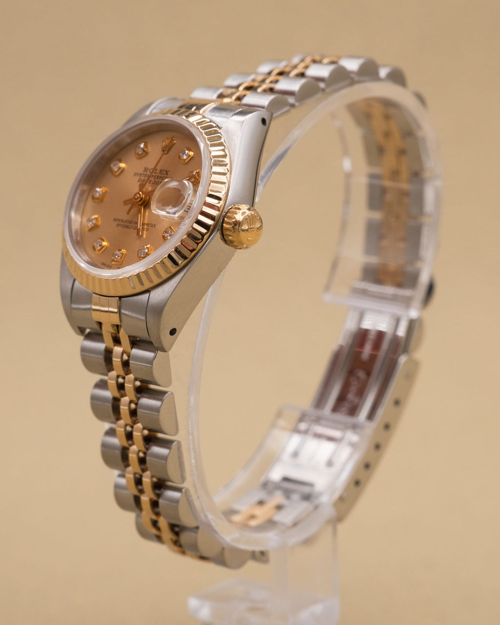 Rolex Datejust Lady Champagne Diamond Dial on Jubilee 69173